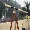 Nautical-Mart Brass Floor Standing Telescope with Tripod 60'' (Brass Finish) view 1