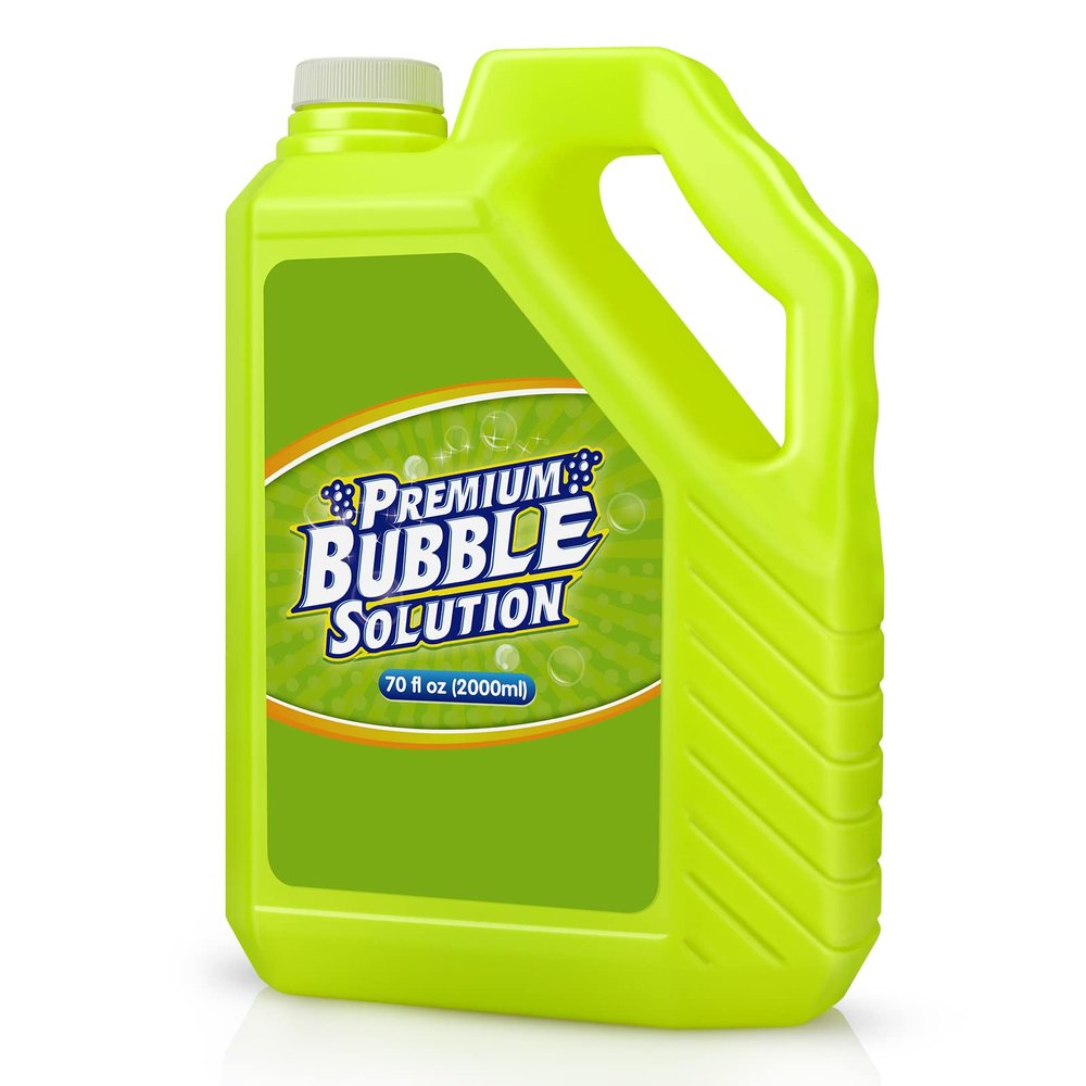 Bubble Solution Refill - 70 OZ Premium Bubbles Refill for Bubble Machine, Wand, Gun, Blower at Easter, Valentine Bubbles Party Favors - Toy Bubbles for Kids Toddlers Boys Girls