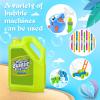 Bubble Solution Refill - 70 OZ Premium Bubbles Refill for Bubble Machine, Wand, Gun, Blower at Easter, Valentine Bubbles Party Favors - Toy Bubbles for Kids Toddlers Boys Girls view 3