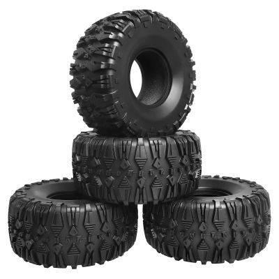 FriHobby 2.2 Crawler Tires with Foam Inserts fit1/10 Scale Rock Crawler Car, Height 5.31 inch (135mm) Compatible with Traxxas TRX4 Axial SCX10 II III Redcat Gen 8