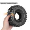 FriHobby 2.2 Crawler Tires with Foam Inserts fit1/10 Scale Rock Crawler Car, Height 5.31 inch (135mm) Compatible with Traxxas TRX4 Axial SCX10 II III Redcat Gen 8 view 3