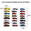 KISLANE 24 Toy Cars Display Case Compatible with Toy Cars, Transparent Acrylic Display Case Matchbox Cars view 3