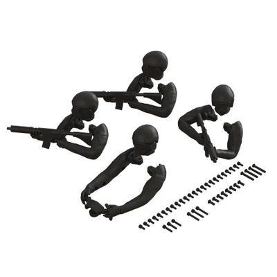 ARRMA Driver Figure Set, Black, ARA480057