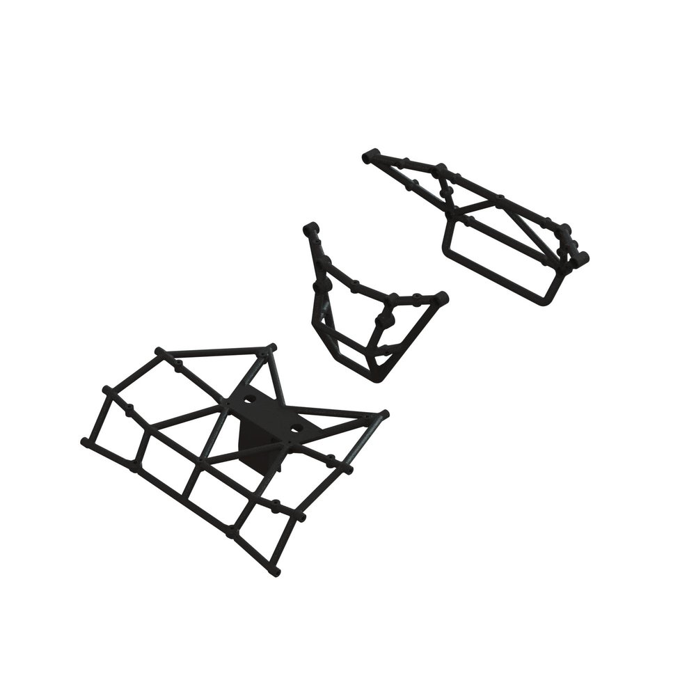 ARRMA Body Cage Front and Rear, Black, ARA320699
