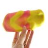 1 Striped Sand Filled Stress Ball - Moldable Ball with Granular Filling - Heavy Sensory, Stress, Squeeze Fidget Toy ADHD Special Needs Soothing (Random Color) view 2