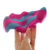 1 Striped Sand Filled Stress Ball - Moldable Ball with Granular Filling - Heavy Sensory, Stress, Squeeze Fidget Toy ADHD Special Needs Soothing (Random Color) view 3
