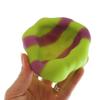 1 Striped Sand Filled Stress Ball - Moldable Ball with Granular Filling - Heavy Sensory, Stress, Squeeze Fidget Toy ADHD Special Needs Soothing (Random Color) view 4