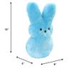 Animal Adventure | Peeps | 15" Collectible Plush | Blue Shaggy Fur Bunny view 2