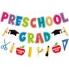 Deneo Preschool Graduation Banner 2025, 3-Pack Multicolor Standard Banners for Classroom or Party Venue, Pre-Assembled, Pre-Strung, Reusable view 1