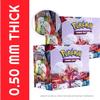 EVORETRO Booster Box Case for Pokemon Large Booster Boxes (Current) - [5 Pack] - Clear PET Plastic Protective Case - 0.50 MM Thick Stackable Storage, Keep Your Collection in Mint Condition view 3