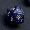 Haxtec Blue Sandstone Gemstone Dice Polyhedral DND Dice Set with Dice Case D&D Compatible with Dungeons and Dragons TTRPG DND Master Gift view 4