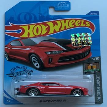 Hot Wheels '18 Copo Camaro SS (Red) - HW Dream Garage 3/10 (2020 Factory Sealed)