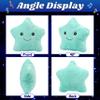 Cuteoy 13" Musical Green Star Plush Pillow Glowing Twinkle Night Light Stuffed Animal LED Toys Adjustable Volume Birthday for Girls Boys view 4
