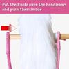 PonyCycle Ride on Horse Riding Unicorn Pink Reins, fits of Model X and Model Y/U/E (Sizes 3, 4, and 5). view 4