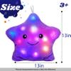 Cuteoy 13" Musical Purple Star Plush Pillow Glowing Twinkle Night Light Stuffed Animal LED Toys Adjustable Volume Birthday for Girls Boys view 3