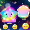 Cuteoy 13" Musical Rainbow Star Plush Pillow Glowing Twinkle Night Light Stuffed Animal LED Toys Adjustable Volume Birthday for Girls Boys view 4