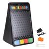 ZeHuoGe 40" Prize Drop Board Disk Game with 12 Pucks Customizable 4 Slots Foldable Stand Carnival Tradeshow Party Home Playing Develop Intellect view 2