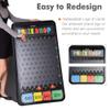 ZeHuoGe 40" Prize Drop Board Disk Game with 12 Pucks Customizable 4 Slots Foldable Stand Carnival Tradeshow Party Home Playing Develop Intellect view 3