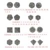 SUNYIK 7 PCS Polished Crystal Stone Polyhedral DND Dice Set for for RPG MTG Table Games, DND Game Dice Polyhedral Dungeons and Dragons for Office Home Decoration, Labradorite view 2
