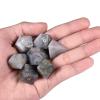SUNYIK 7 PCS Polished Crystal Stone Polyhedral DND Dice Set for for RPG MTG Table Games, DND Game Dice Polyhedral Dungeons and Dragons for Office Home Decoration, Labradorite view 4