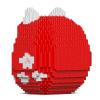 JEKCA Daruma Maneki Neko 01S-M02 | Japan Plastic Building Blocks | Age 14+ view 4