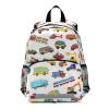 XDMXY Transportation Cars Kid's Toddler Backpack for Boys Girls Preschool Nursery with Safety Leash (011411) view 1