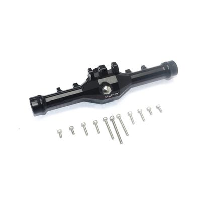 KingVal Replacement Aluminum Alloy Rear Gearbox Gear Box RC Parts Compatible with 1/18 AXIAL YETI JR AX90052-1001 AX90069-1001 (Black)