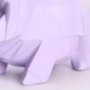 BESPORTBLE Purple Hippo Piggy Bank Decorative Coin Pot for Boys and Girls Saving Pot Desktop Decoration view 2