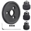FriHobby Metal Steel 54T 32P Spur Gear with 15T/17T/19T Pinions Gear Sets Replace 3956 for Traxxas Slash Rustler Stampede E-REVO Summit ST Rally Raptor R T-Maxx 2WD VXL view 1