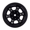 DJX 4PCS 2.9 Beadlock Wheel Rim Set for 1/6 RC Crawler Car Axial SCX6 JLU Wrangler (Black) view 4