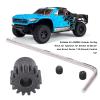 SUNGOOYUE RC Car Pinion Gear Set, 15T 0.8 Mod Metal Pinion Motor Gear Compatible with ARRMA Granite 1/10 Remote Control Car Series view 4