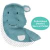 GUND Baby Oh So Snuggly Hippo Lovey, Premium Soft Plush Blanket for Babies and Newborns, Teal view 4