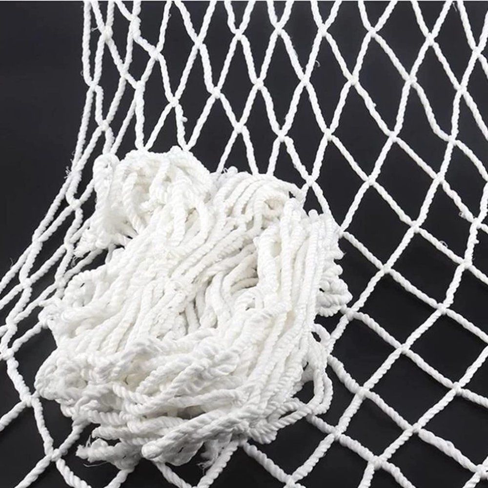 CHINLIFE White Pet Safety Net Outdoor Construction Safety Neting Nylon Against Falling Mesh for Children Climbing Outdoor Training Climbing Nets, Customizable