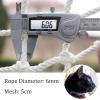 CHINLIFE White Pet Safety Net Outdoor Construction Safety Neting Nylon Against Falling Mesh for Children Climbing Outdoor Training Climbing Nets, Customizable view 2
