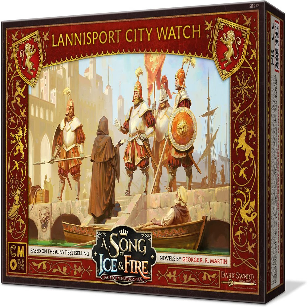 CMON A Song of Ice and Fire Tabletop Miniatures Game Lannisport Enforcers Unit Box | Strategy Game for Teens and Adults | Ages 14+ | 2+ Players | Avg. Playtime 45-60 Minutes | Made by CMON