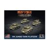 Battlefront Miniatures Flames of War WW2: M4 Jumbo Tank Platoon view 1