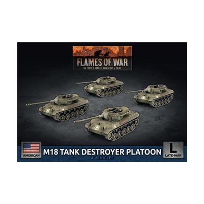Battlefront Miniatures Flames of War WW2: M18 Tank Destroyer Platoon