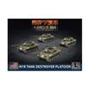 Battlefront Miniatures Flames of War WW2: M18 Tank Destroyer Platoon view 1