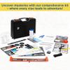 Spy Labs Master Detective Toolkit V2 | Forensic Science Kit | Gather & Document Evidence, Play | Fingerprints, Footprints, Tire Tracks | 32-Page Experiment Storybook view 4