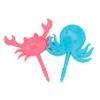 BapronBaby Sea Life Foodie Picks (2 Pack - Crab & Octopus) - Toddlers + Preschoolers Utensils - BPA Free - Dishwasher Safe - Self Feeding - 18 Months+ view 1