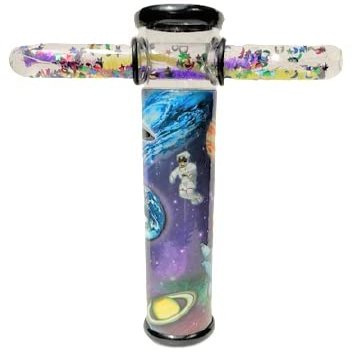 Star Magic Glitter Tube Kaleidoscope, Liquid Motion, 6 Inch Scope, Space, in Gift Box