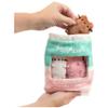 GUND Pusheen Meowshmallows Bag of Treats with Removable Mini Plush, Stuffed Animals for Ages 8 and Up, Pink/Green, 7.5 view 2