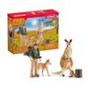 Schleich Wild Life 9-Piece Australian Animal Toy Playset for Boys and Girls Ages 3+, Outback Adventure with Kangaroo Toys view 1