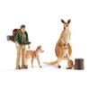 Schleich Wild Life 9-Piece Australian Animal Toy Playset for Boys and Girls Ages 3+, Outback Adventure with Kangaroo Toys view 4