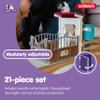 schleich HORSE CLUB  Horse Stall Extension Play Set for Children, 21 Piece Horse Stable Play Set with Horse Toys for Girls and Boys Ages 5+ view 3