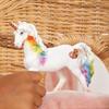 Schleich bayala Mythical Rainbow Love Unicorn Mare Figurine - Featuring Glittery Decorated Details and with Shiny Spiral Horn, Imaginative Fun and Durable Toy for Girls and Boys, Gift for Kids Ages 5+ view 2