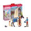 Schleich Horse Club Sofia's Beauties Horse Styling Playset with Figurines - 18-Piece Dream Horse Animal Riding Toy Set with Leo and Rocky, Brushable Hair for Boys and Girls, Gift for Kids Age 4+ view 1
