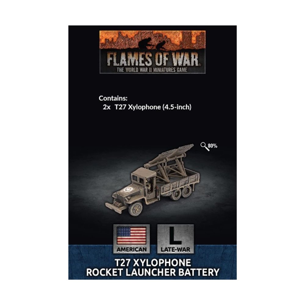 Flames of War WW2: T27 Xylophone Rocket Launcher Battery