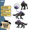 Schleich Eldrador Creatures - 7" Shadow Wolf Figurine - Fun Fantasy Animal Figure for Imaginative Play for Boys and Girls - Durable Black Beast Toy - Cool Monster Toys for Kids Ages 7+ | 42554 view 2