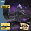 Schleich Eldrador Creatures - 7" Shadow Wolf Figurine - Fun Fantasy Animal Figure for Imaginative Play for Boys and Girls - Durable Black Beast Toy - Cool Monster Toys for Kids Ages 7+ | 42554 view 3